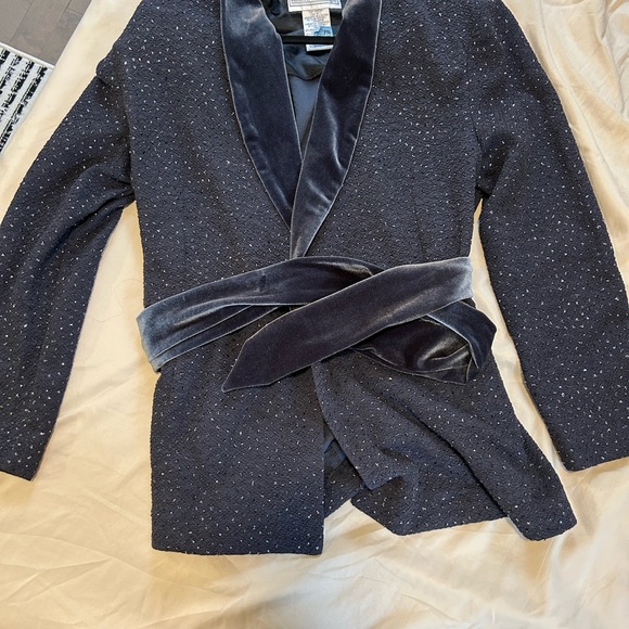 Robe blazer… little jewels… elegant! Grey color - Picture 7 of 8